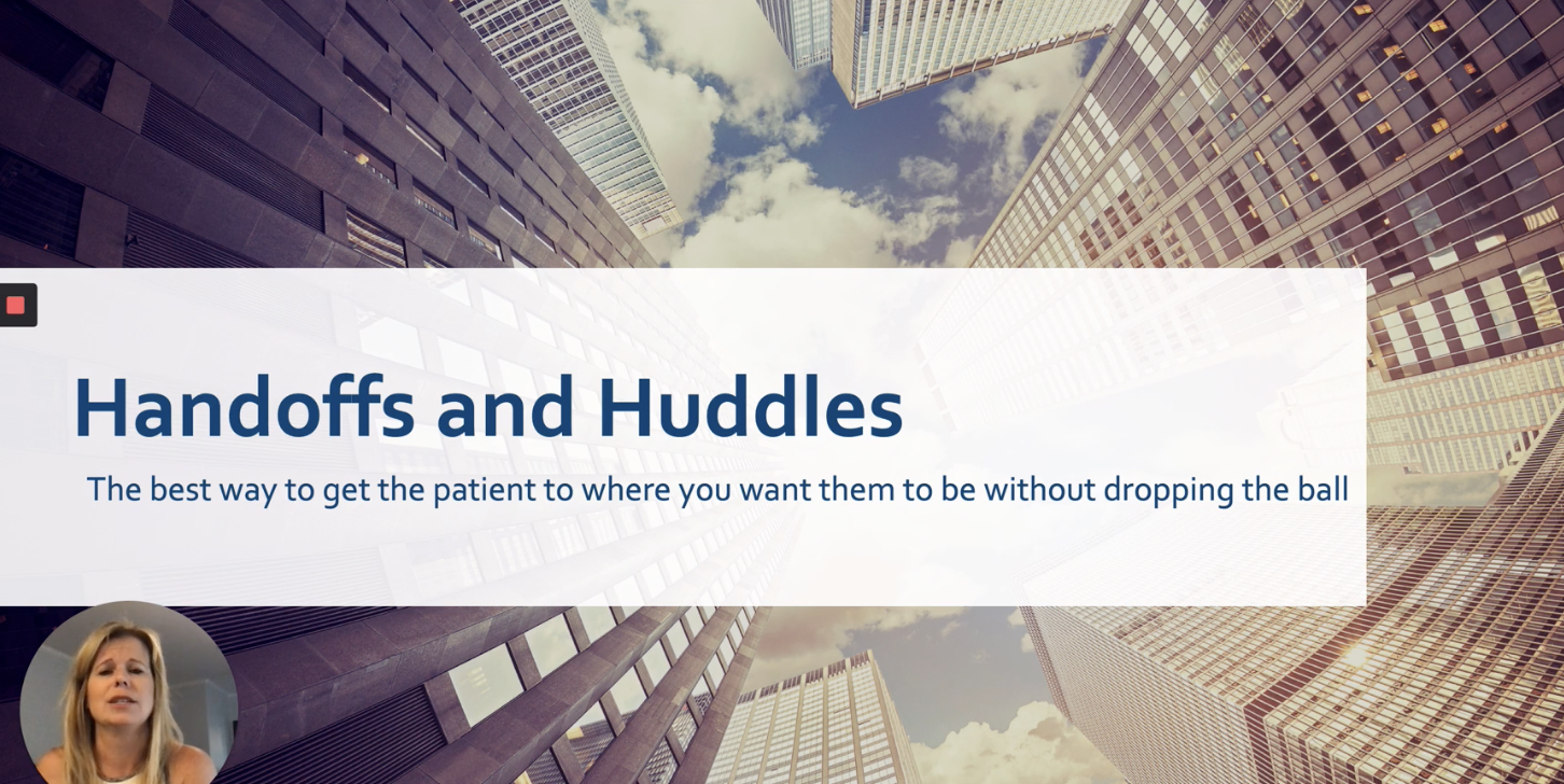 Handoffs, Huddles and Communication DentalFlix